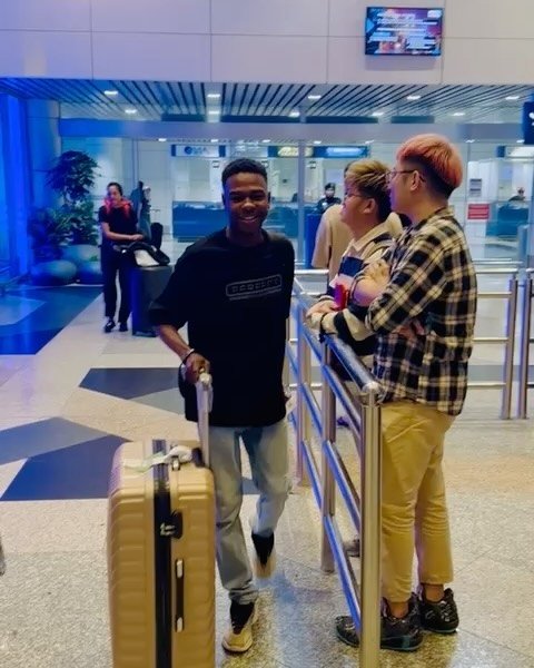 Student arriving at KLIA airport